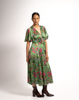 Nevae Wrap Dress with Sleeves – Boodja