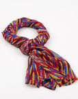 Storms in the Pilbara – Silk Chiffon Scarf – Designed by Kaye White