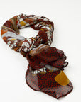 Looking for Witchety Grubs – Silk Chiffon Scarf – Designed by Jackie Craigie