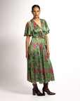Nevae Wrap Dress with Sleeves – Boodja