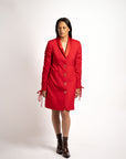 Red Long Jacket (Made to Order)