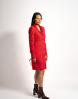 Red Long Jacket (Made to Order)