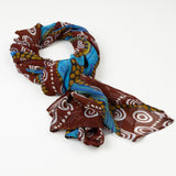 Our Beautiful Country Silk Chiffon Scarf by Jackie Craigie