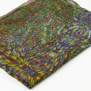 Kimberley Grasses and Leaves - Silk Chiffon Scarf by Lena Andrews