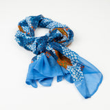 Split Jack Silk Chiffon Scarf