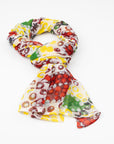 Blooming Sturt Peas - Silk Chiffon Scarf by Sally White