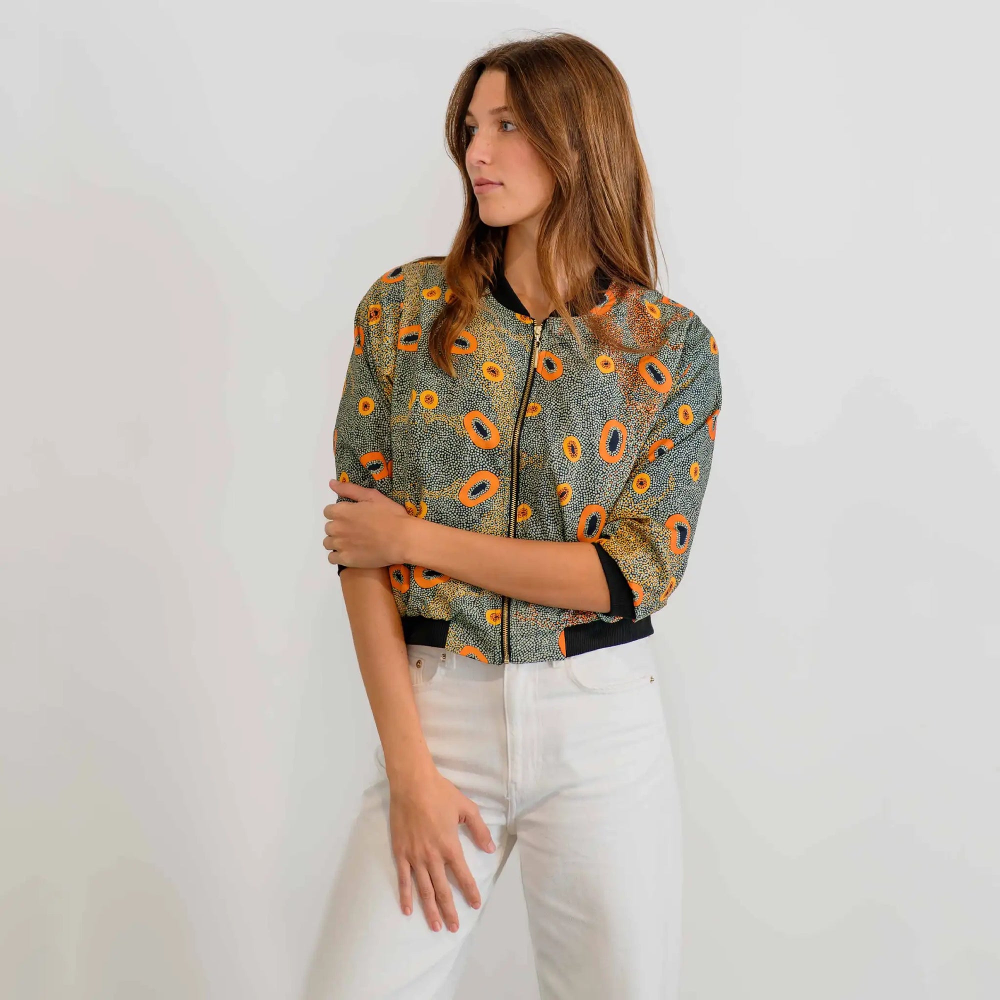 Dry Country Bomber Jacket Women's 3/4 Sleeve