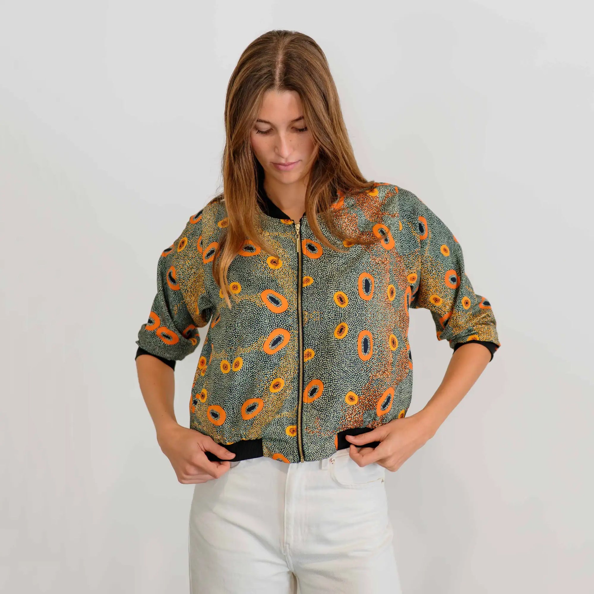 Dry Country Bomber Jacket Women's 3/4 Sleeve