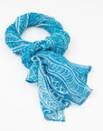 Ocean Tide - Silk Scarf by Carol Martin