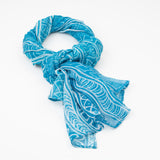 Ocean Tide - Silk Scarf by Carol Martin