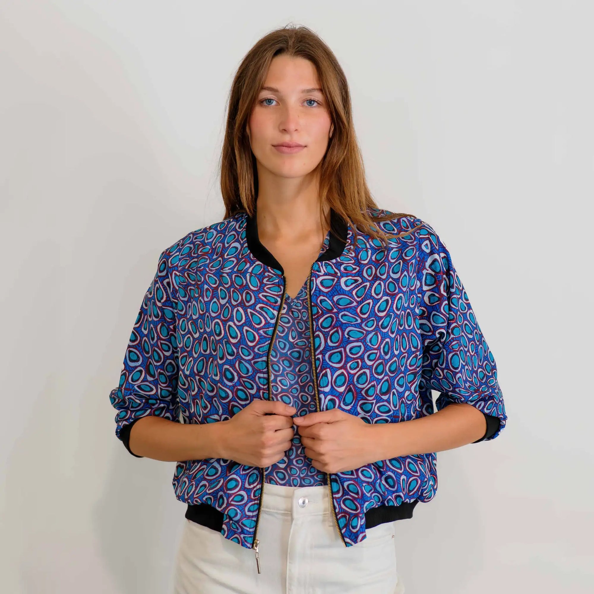 Pilbara Wildflowers Bomber Jacket