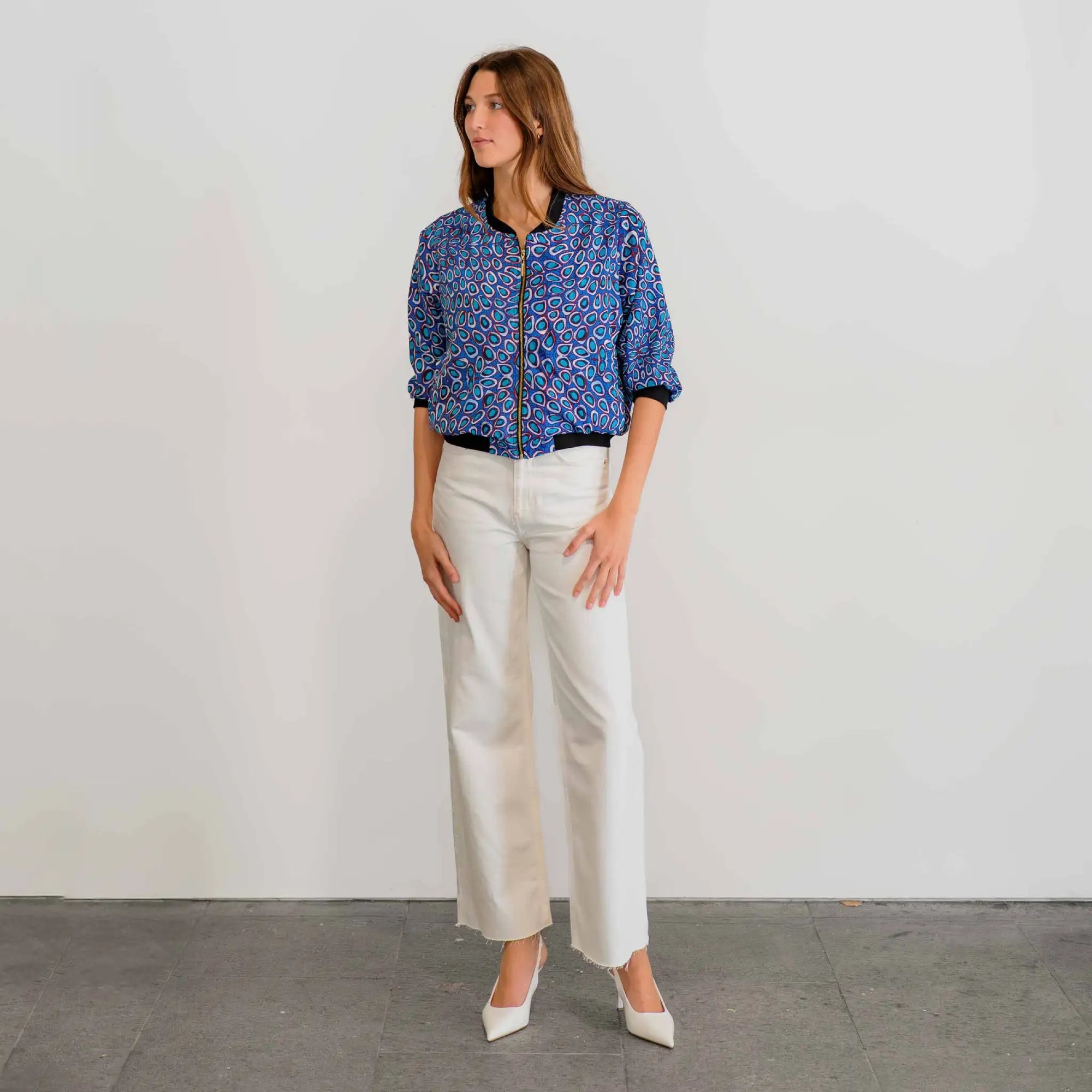 Pilbara Wildflowers Bomber Jacket