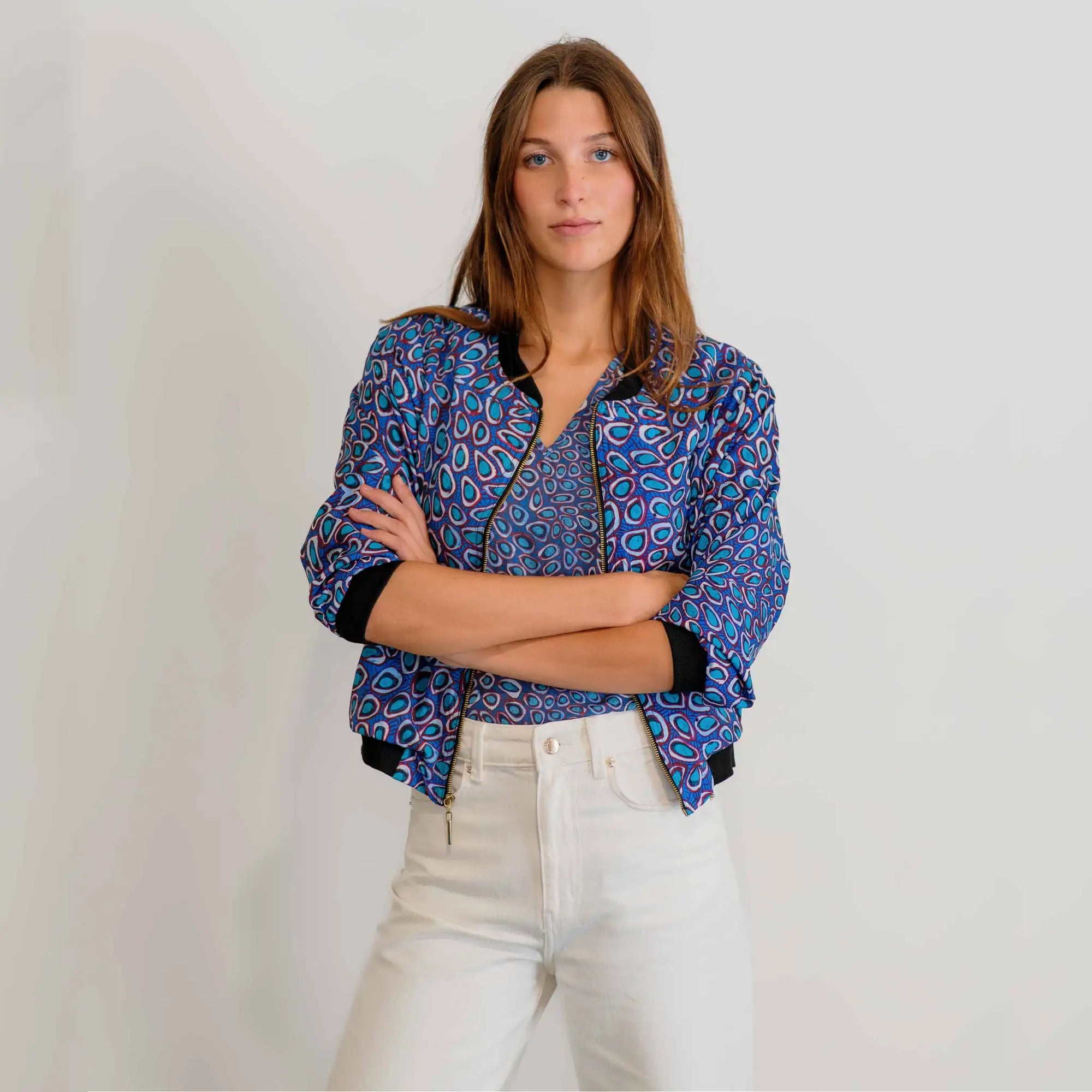 Pilbara Wildflowers Bomber Jacket