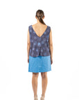 Bobbi V-Neck Sleeveless Top in Ripple